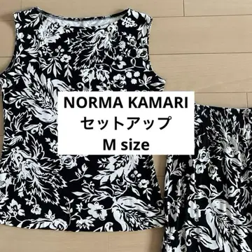 NORMA KAMARI 투피스 탱크탑 스커트 블랙 화이트 레나운 M