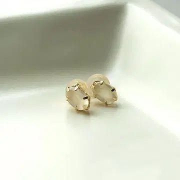 [ cui-cui ] K10YG 문스톤 귀걸이