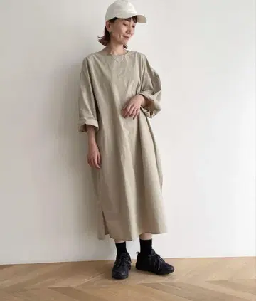 미사용 새상품 red chop works 반팔 원피스 CANAL JEAN