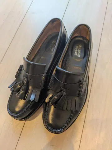 러버 & 스틸 포함 G.H.BASS LAYTON 블랙 US9.5