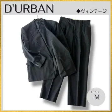 D'URBAN 모드 스타일 더블 브레스트 셋업 수트 다크 그레이 M 상당