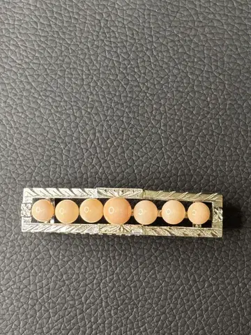 오비 고정 띠 펄 느낌 7개 구슬 장식 앤티크 레트로 기모노 유카타 명품