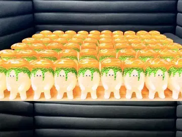 새상품 레어 스시엘에이 SUSHI-LA 와사비 연어 소프트 비닐 피규어