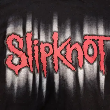 SlipKnot "letter RED" 티셔츠