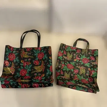 페일러 꽃무늬 토트백 2세트