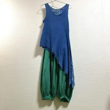 Payaka AsanA yul 비대칭 탱크탑 사루엘 팬츠