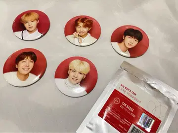 BTS 캔뱃지 키링