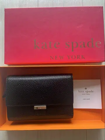 Kate spade 두겹 지갑 블랙