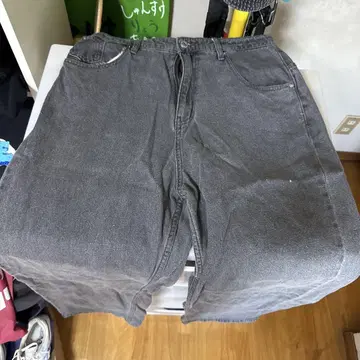 그레이 워크 팬츠 2 포켓