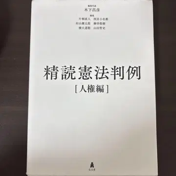 정독 헌법판례 인권편
