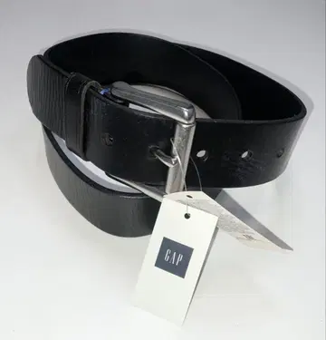새상품 gap 가죽 벨트 블랙 심플 전체 길이 약 113.5cm 2