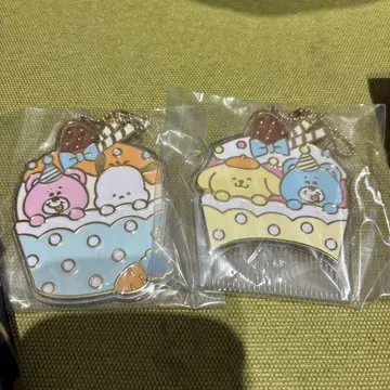 산리오 swimmer 거울 빗 포차코 폼폼