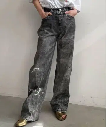 Ameri VINTAGE TROMPE L'OEIL DENIM PANTS