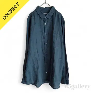 24SS 02242-0021 60 린넨 레귤러 카라 셔츠