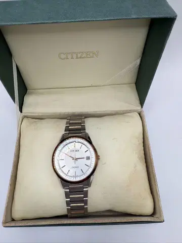 CITIZEN EXCEED 손목시계 실버/로즈 골드