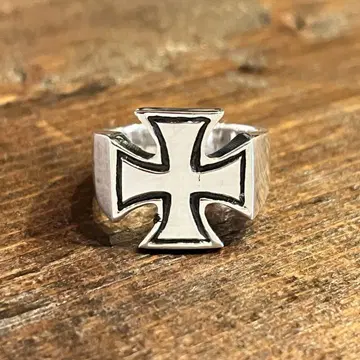 [New Arrivals] 실버 925 아이언 크로스 반지