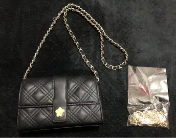[ LILY BROWN x MARY QUANT ] 체인 미니 백 블랙