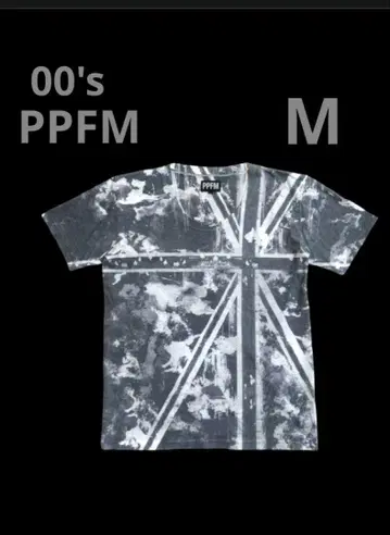 PPFM 유니언 잭 영문 컷 티셔츠 M y2k archive