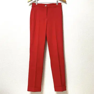 자라 ZARA 슬랙스 캐주얼 예쁜 포인트 화려한 빨간색 레드