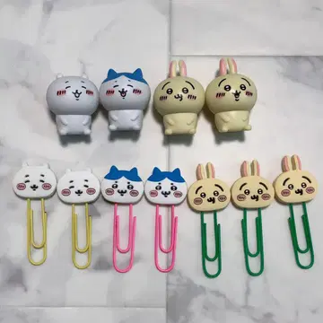 치이카와 (먼작귀) 하치와레 토끼 [피규어 & 클립 세트]