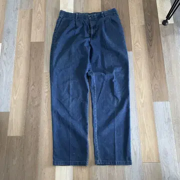 Dockers 데님 슬랙스 투 턱 W32