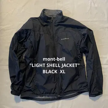 몽벨 'LIGHT SHELL JACKET' BLACK XL
