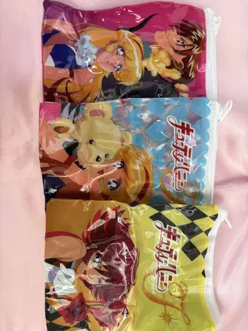 큐티 허니 플래시 클리어 파우치 컬렉션 가챠