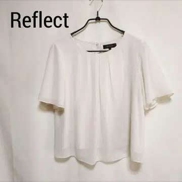 Reflect 리플렉트 쉬폰 블라우스 상의 베이지 사이즈 9