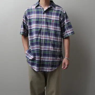 Ralph Lauren Madras BD Shirt 121062