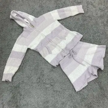 젤라또피케 보더 무늬 룸웨어 셋업 라이트 퍼플 (F)
