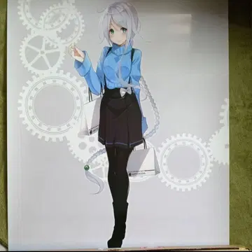 칸코레 미츠코시 콜라보 대형 포스터 폴라, 카자하, 북방서희