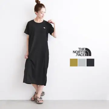 THE NORTH FACE 블랙 티셔츠 원피스