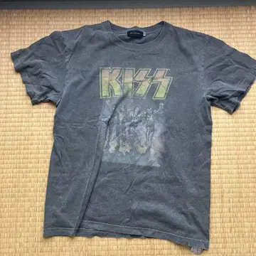 KISS 그레이 T셔츠 GOOD ROCK SPEED 사이즈 F