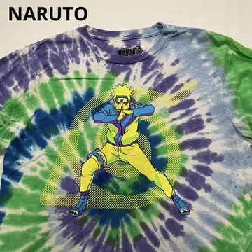 NARUTO 나루토 질풍전 애니메이션 티셔츠 타이다이 M