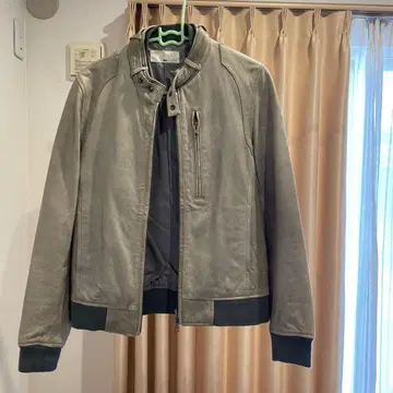 HARE 그레이 램 가죽 자켓 S 사이즈