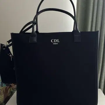 CDL 블랙 토트백 빅 사이즈 토사카 히로오미