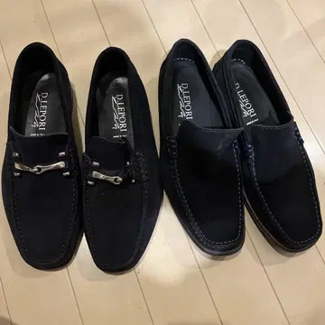 D. LEPORI 네이비 로퍼 2족 세트