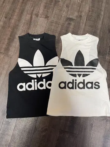 adidas 슬리브리스 티셔츠 2매 세트 L