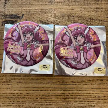 select colors pink 캔뱃지 큐어 해피 2점