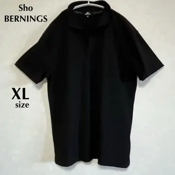 쇼버닝 XL 컨디션 최상 블랙 피케 셔츠
