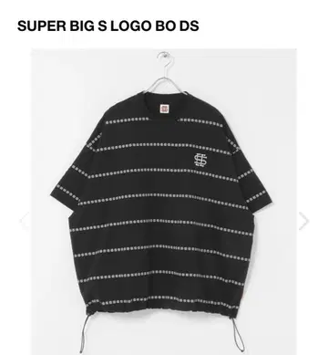 SEESEE SUPER BIG S 로고 BO DS 티셔츠 블랙 L