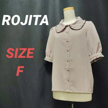 ROJITA 로지타 블라우스 프릴 반팔 지뢰계 야미