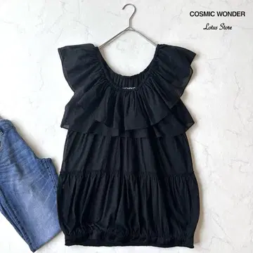 미사용 새상품 COSMIC WONDER(코스믹 원더) 프릴 튜닉