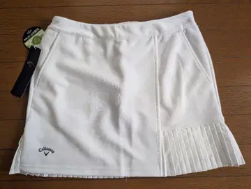 [새상품] Callaway 골프 스커트 L 사이즈 화이트