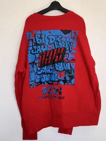 IKON JAPAN TOUR 2018 빨간색 트레이닝복