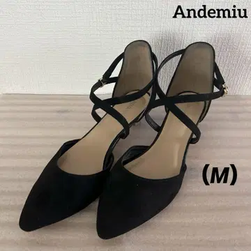 Andemiu 세트 백 크로스 펌프스 M 사이즈 블랙