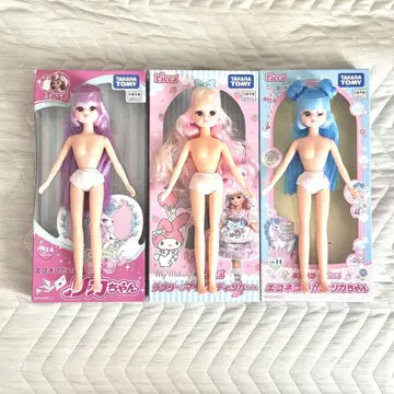 리카짱 에코네코 마이멜로디 본체만 의류 미포함 3개 세트