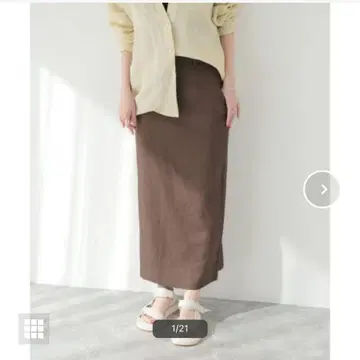 JOURNAL STANDARD 린넨 친츠 스커트