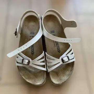 Birkenstock 화이트 컴포트 샌들