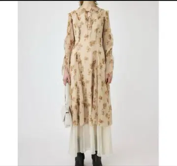 [미사용] moussy / CHIFFON MELLOW MAXI 드레스